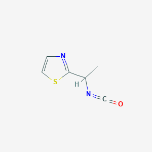 2-(1-Isocyanatoethyl)-1,3-thiazole