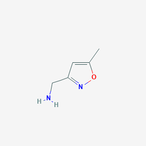 B136182 (5-Methyl-3-isoxazolyl)methylamine CAS No. 154016-48-5