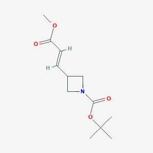 tert-butyl (E)-3-(3-methoxy-3-oxoprop-1-en-1-yl)azetidine-1-carboxylate