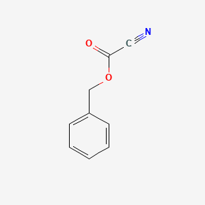 molecular formula C9H7NO2 B1361826 Benzyl cyanoformate CAS No. 5532-86-5