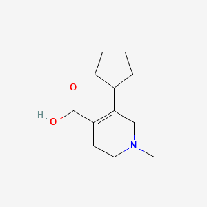 5-Cyclopentyl-1-methyl-1,2,3,6-tetrahydropyridine-4-carboxylic acid