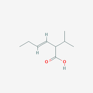 2-(Propan-2-yl)hex-3-enoic acid