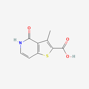 3-methyl-4-oxo-4H,5H-thieno[3,2-c]pyridine-2-carboxylicacid