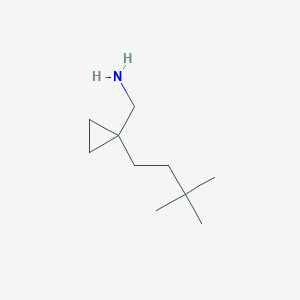 (1-(3,3-Dimethylbutyl)cyclopropyl)methanamine