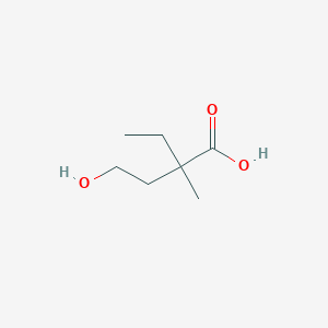 2-Ethyl-4-hydroxy-2-methylbutanoic acid