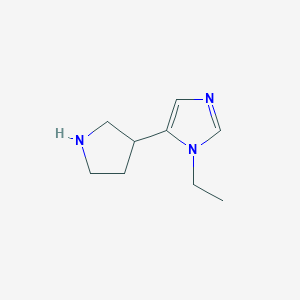 1-ethyl-5-(pyrrolidin-3-yl)-1H-imidazole