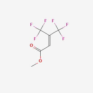 2-Butenoic acid, 4,4,4-trifluoro-3-(trifluoromethyl)-, methyl ester