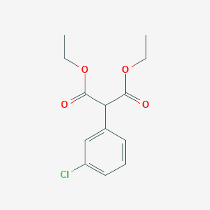 molecular formula C13H15ClO4 B1361843 1,3-Diethyl 2-(3-chlorophenyl)propanedioate CAS No. 93307-66-5