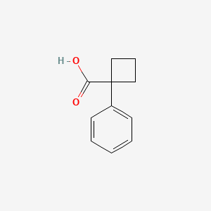 molecular formula C11H12O2 B1361853 1-Phenylcyclobutanecarboxylic acid CAS No. 37828-19-6