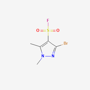 3-bromo-1,5-dimethyl-1H-pyrazole-4-sulfonyl fluoride