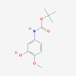 tert-butyl N-(3-hydroxy-4-methoxyphenyl)carbamate