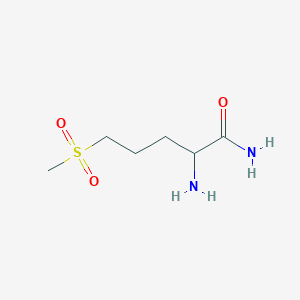 2-Amino-5-(methylsulfonyl)pentanamide