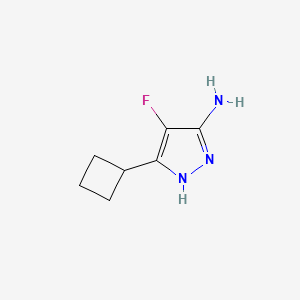 3-Cyclobutyl-4-fluoro-1H-pyrazol-5-amine