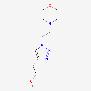 2-(1-(2-Morpholinoethyl)-1h-1,2,3-triazol-4-yl)ethan-1-ol