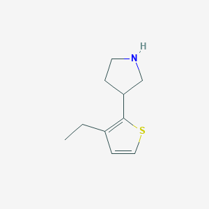 3-(3-Ethylthiophen-2-yl)pyrrolidine