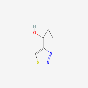 1-(1,2,3-Thiadiazol-4-yl)cyclopropan-1-ol