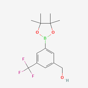 [3-(Tetramethyl-1,3,2-dioxaborolan-2-yl)-5-(trifluoromethyl)phenyl]methanol