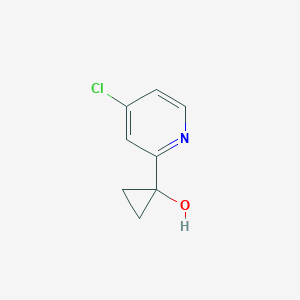 1-(4-Chloropyridin-2-yl)cyclopropan-1-ol