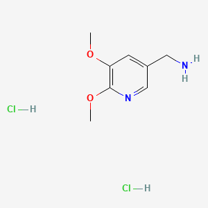 (5,6-Dimethoxypyridin-3-yl)methanamine dihydrochloride