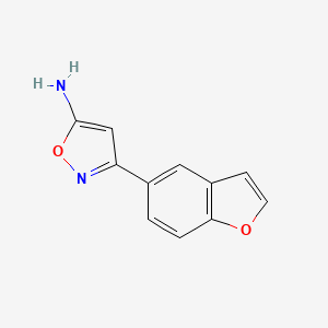 5-Amino-3-(5-benzofuryl)isoxazole