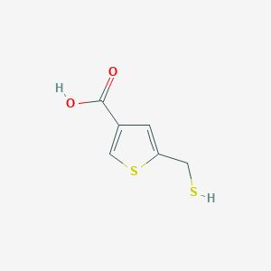 5-(Sulfanylmethyl)thiophene-3-carboxylic acid