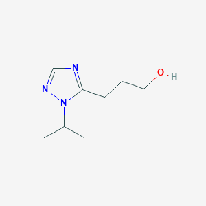 3-(1-Isopropyl-1h-1,2,4-triazol-5-yl)propan-1-ol