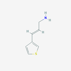 3-(Thiophen-3-yl)prop-2-en-1-amine