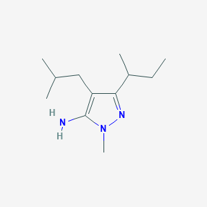 3-(Sec-butyl)-4-isobutyl-1-methyl-1h-pyrazol-5-amine