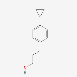 3-(4-Cyclopropylphenyl)propan-1-ol