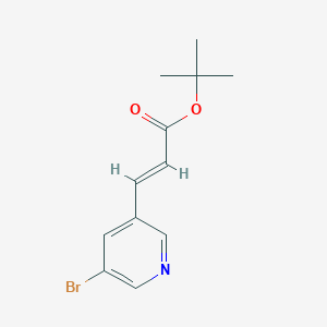 (E)-tert-butyl 3-(5-bromopyridin-3-yl)acrylate