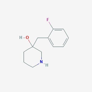 3-(2-Fluorobenzyl)piperidin-3-ol