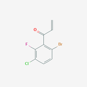 1-(6-Bromo-3-chloro-2-fluorophenyl)prop-2-en-1-one