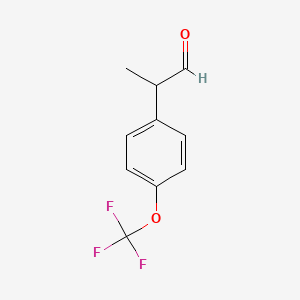 2-[4-(Trifluoromethoxy)phenyl]propanal