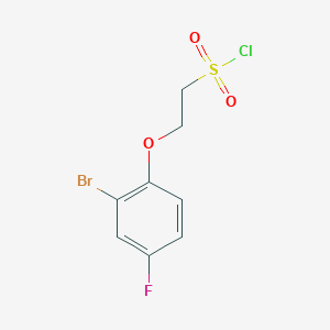 2-(2-Bromo-4-fluorophenoxy)ethane-1-sulfonyl chloride