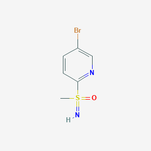 molecular formula C6H7BrN2OS B13619085 (5-Bromopyridin-2-yl)(imino)methyl-lambda6-sulfanone 