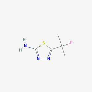 5-(2-Fluoropropan-2-yl)-1,3,4-thiadiazol-2-amine