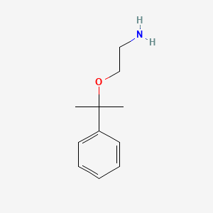 2-((2-Phenylpropan-2-yl)oxy)ethan-1-amine