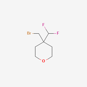 4-(Bromomethyl)-4-(difluoromethyl)oxane