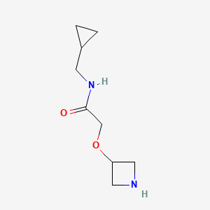 2-(azetidin-3-yloxy)-N-(cyclopropylmethyl)acetamide