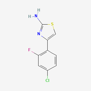 4-(4-Chloro-2-fluorophenyl)thiazol-2-amine