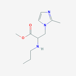 Methyl 3-(2-methyl-1h-imidazol-1-yl)-2-(propylamino)propanoate