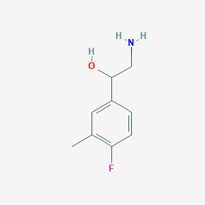 2-Amino-1-(4-fluoro-3-methylphenyl)ethan-1-ol