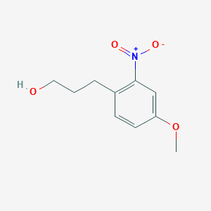 3-(4-Methoxy-2-nitrophenyl)propan-1-ol