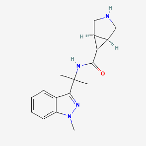 (1R,5S,6R)-N-[2-(1-methyl-1H-indazol-3-yl)propan-2-yl]-3-azabicyclo[3.1.0]hexane-6-carboxamide