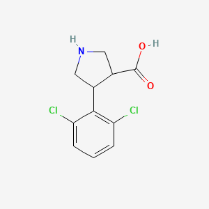 4-(2,6-Dichlorophenyl)pyrrolidine-3-carboxylic acid