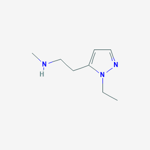 2-(1-Ethyl-1h-pyrazol-5-yl)-N-methylethan-1-amine