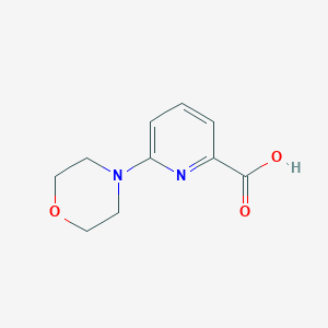 molecular formula C10H12N2O3 B1361939 6-Morpholinopyridine-2-carboxylic Acid CAS No. 554405-17-3