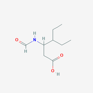 4-Ethyl-3-formamidohexanoic acid