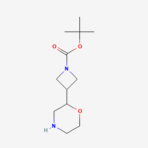 Tert-butyl 3-(morpholin-2-YL)azetidine-1-carboxylate