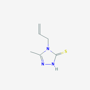 molecular formula C6H9N3S B1361962 4-allyl-5-méthyl-4H-1,2,4-triazole-3-thiol CAS No. 6232-84-4